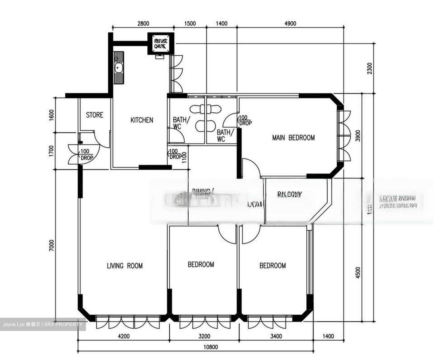 Blk 212 Jurong East Street 21 (Jurong East), HDB 5 Rooms #445772891